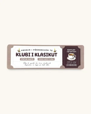 Shënjues - Biletë Anëtarësimi: Klubi i Klasikut