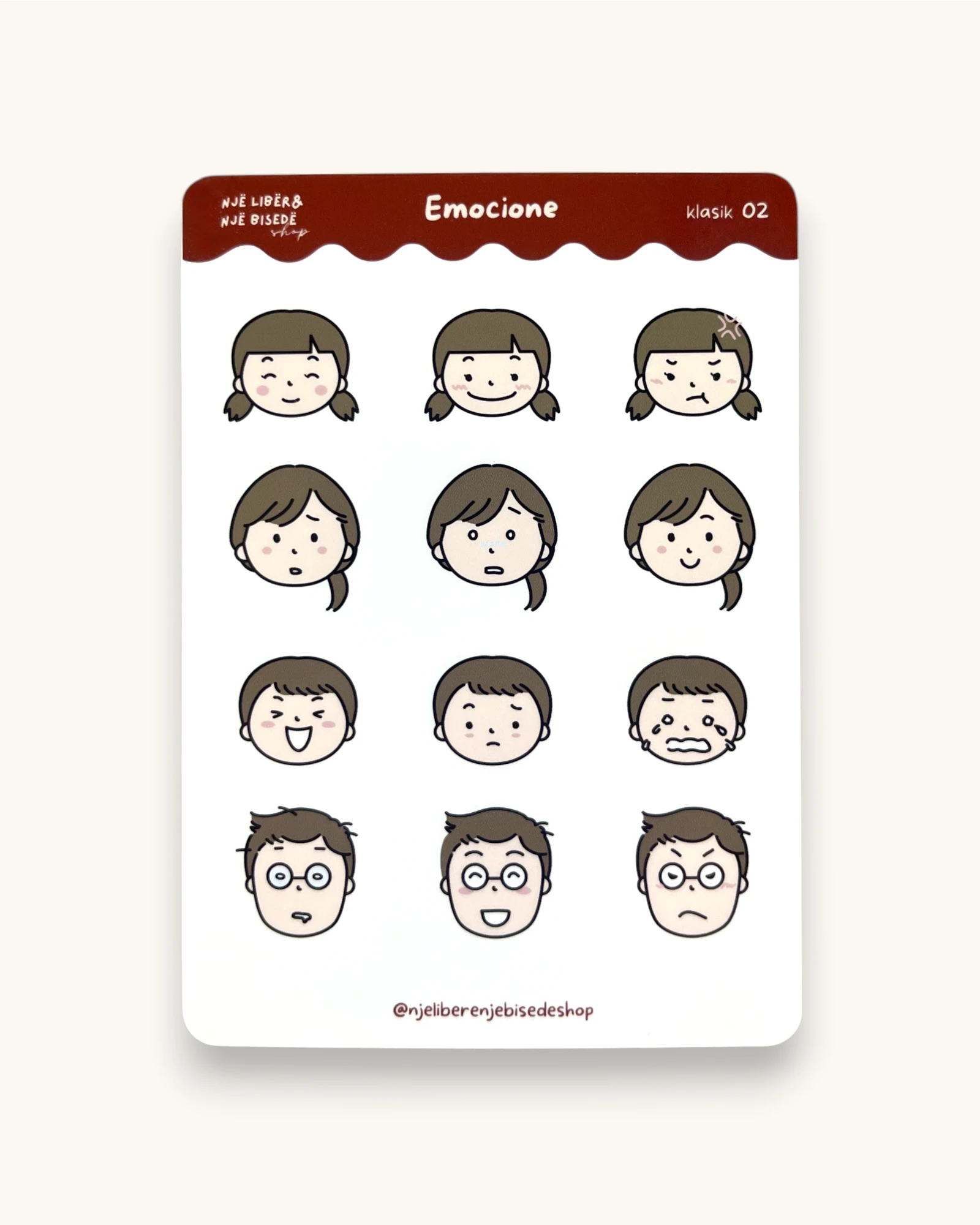 Sticker Sheet - Emocione