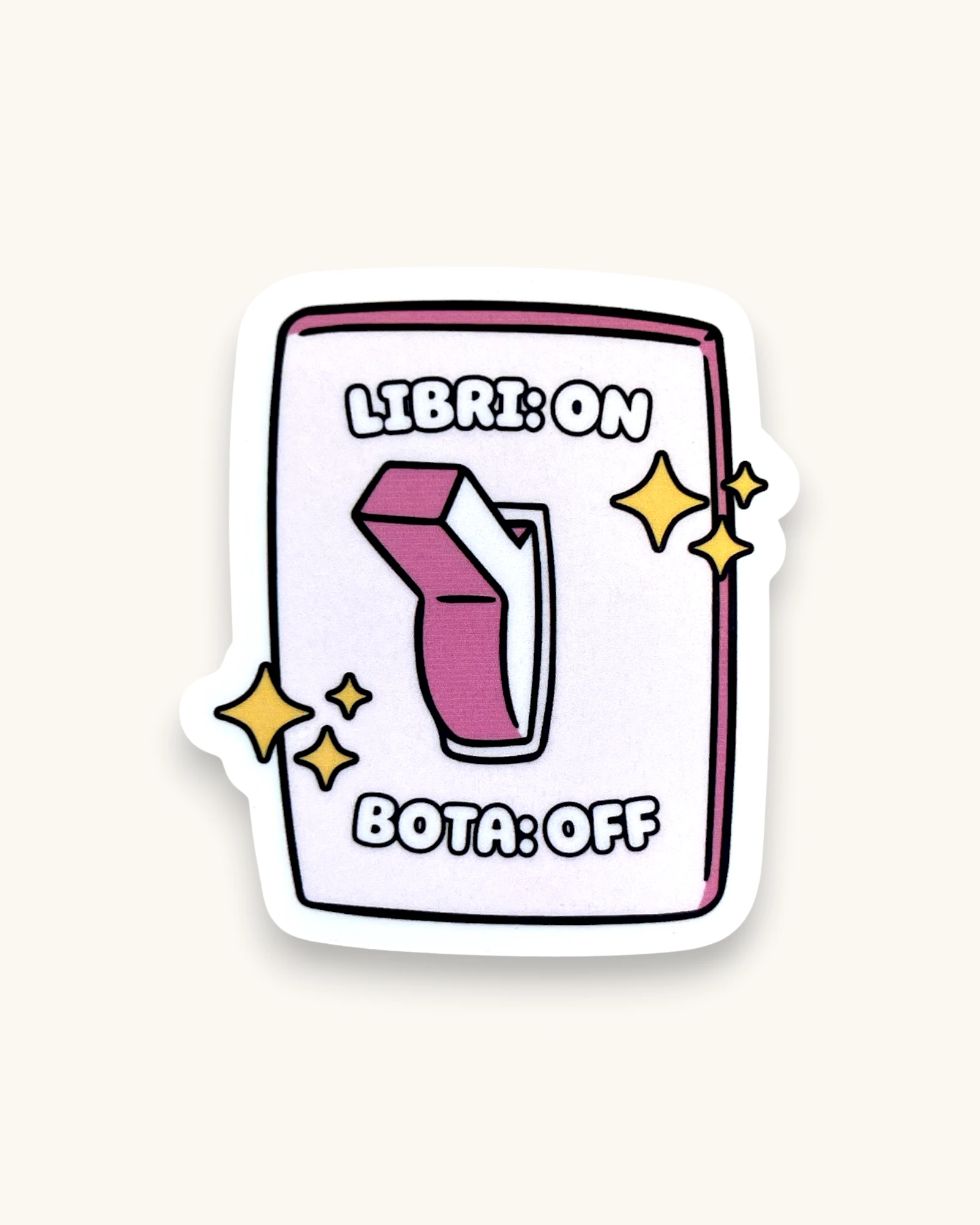Sticker - Libri On, Bota Off