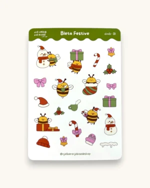 Sticker Sheet - Bleta Festive