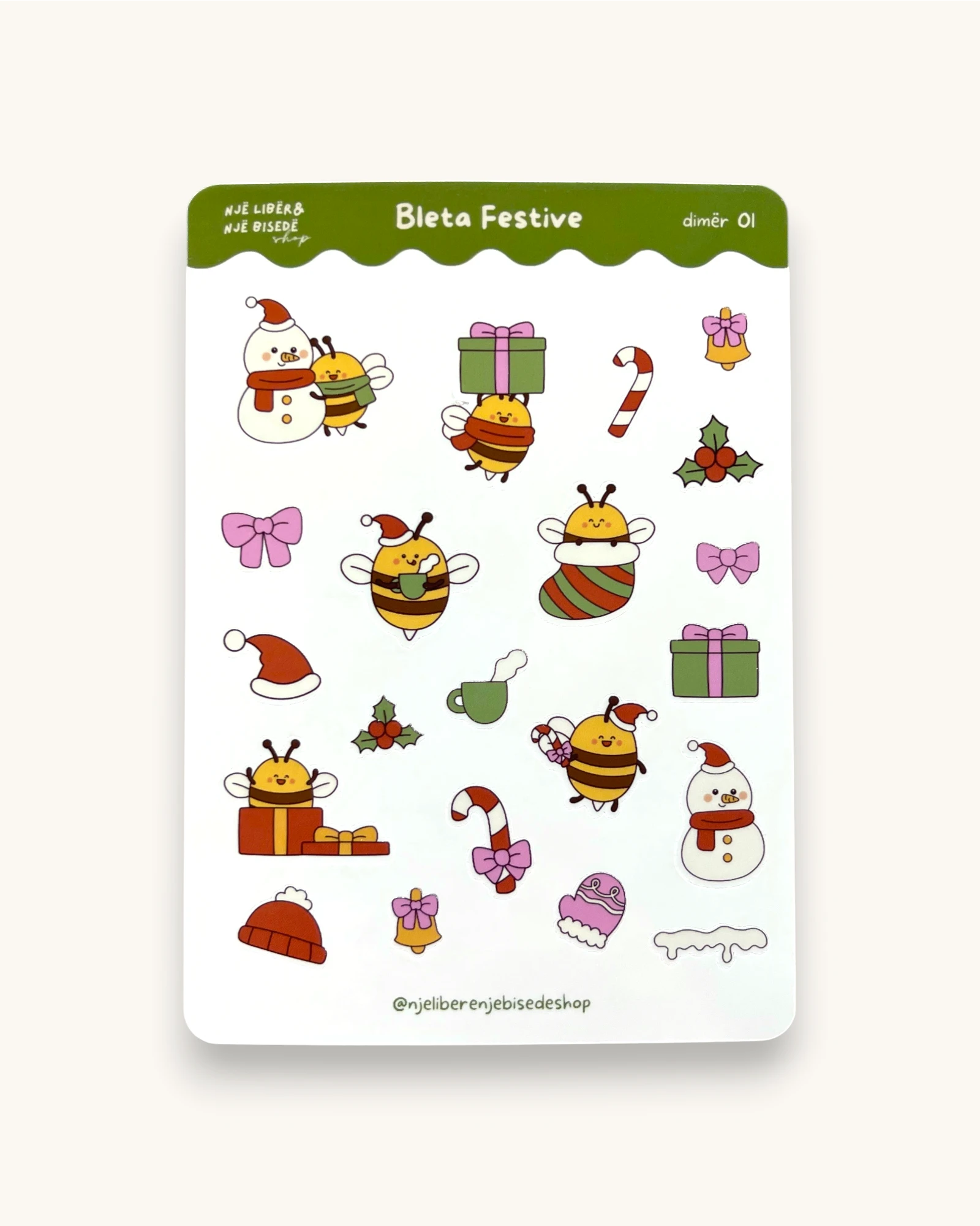 Sticker Sheet - Bleta Festive