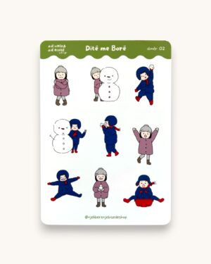 Sticker Sheet - Ditë me Borë