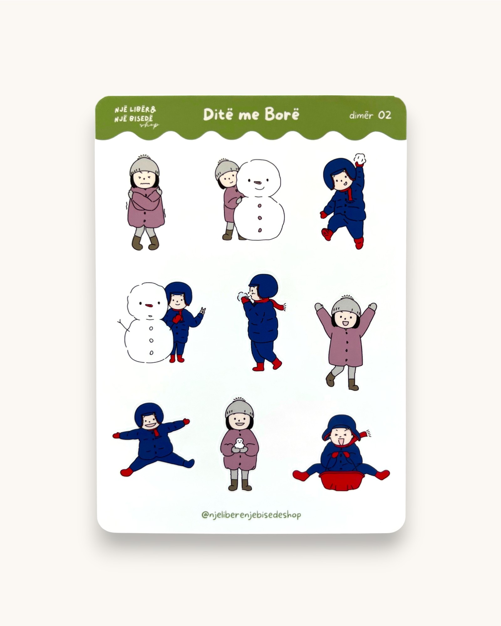 Sticker Sheet - Ditë me Borë