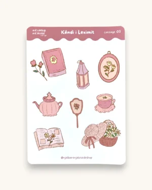 Sticker Sheet - Këndi i Leximit