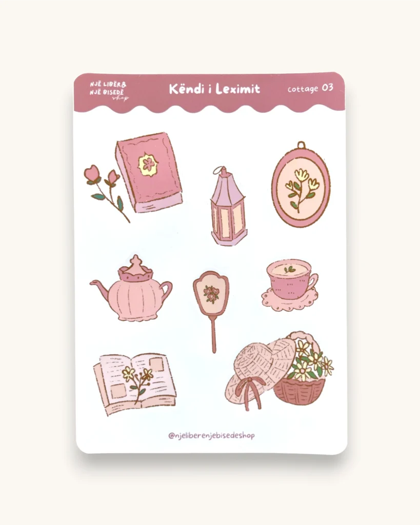Sticker Sheet - Këndi i Leximit