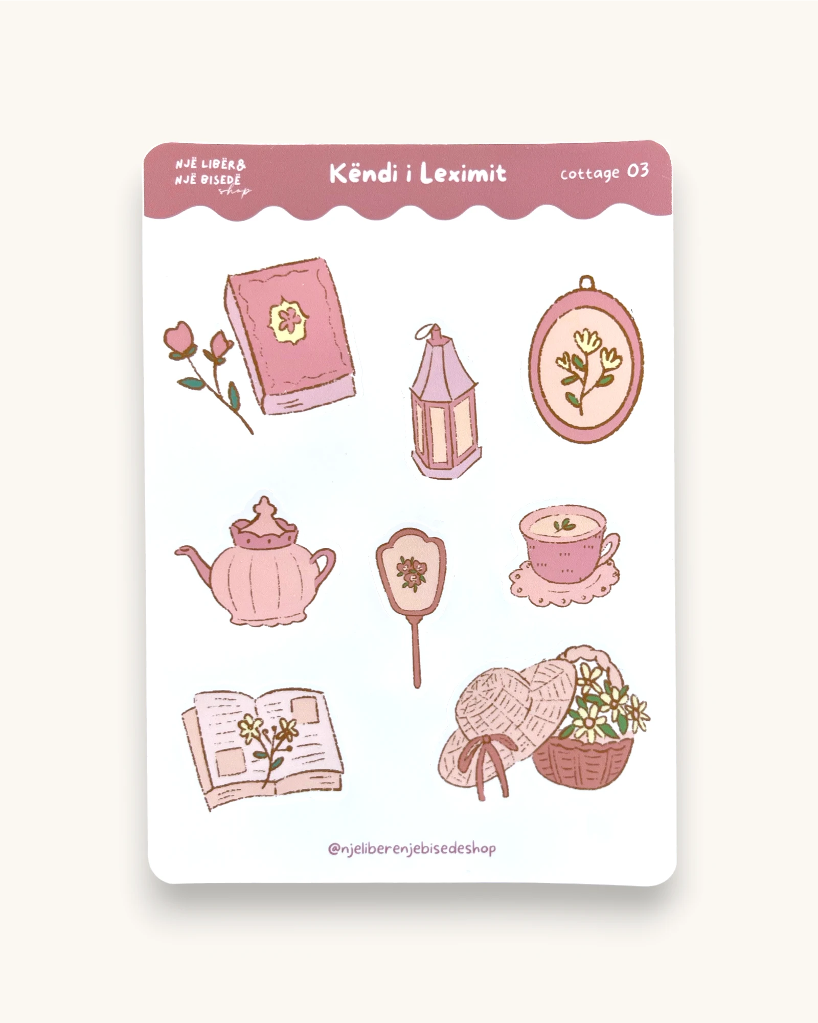 Sticker Sheet - Këndi i Leximit