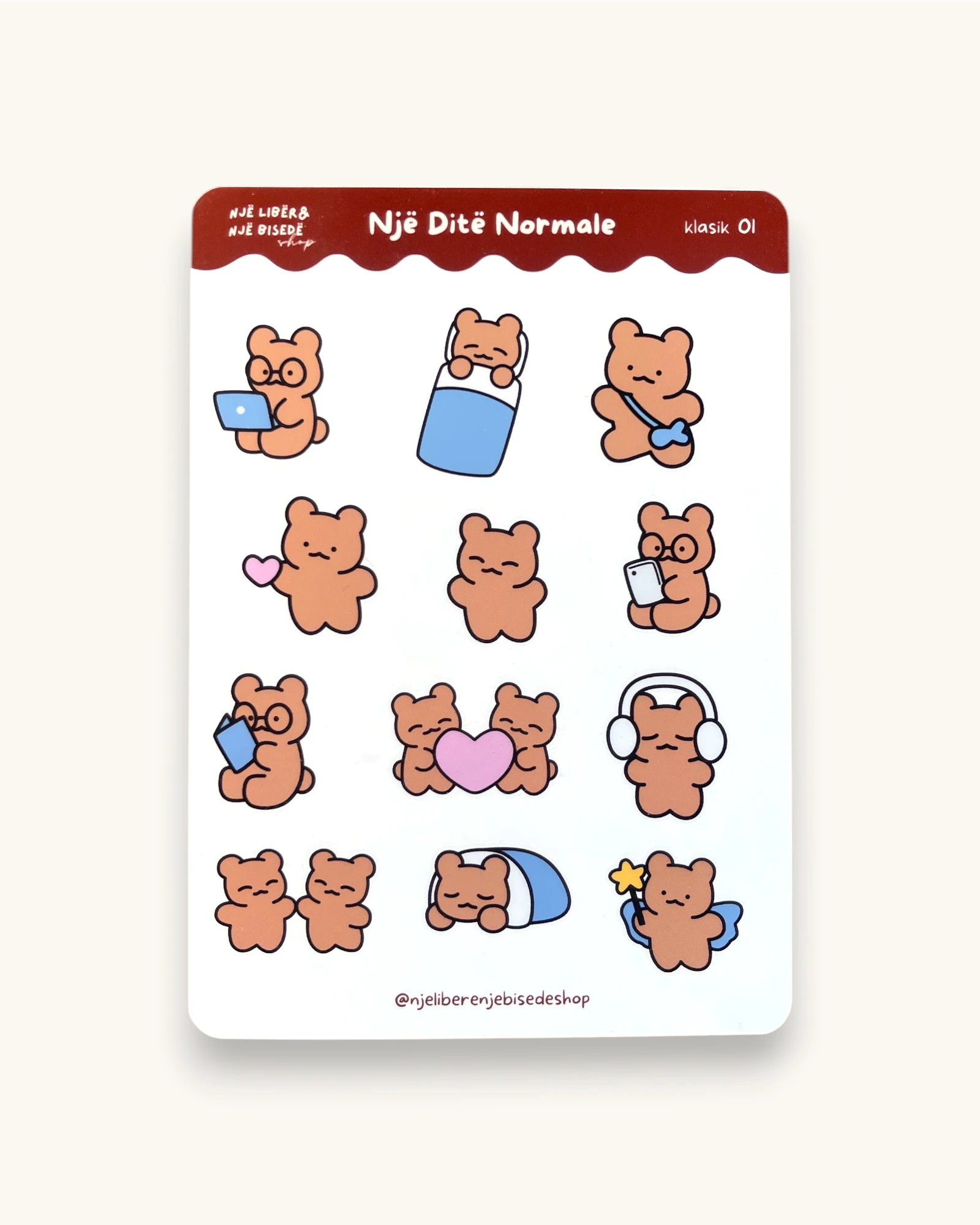 Sticker Sheet - Një Ditë Normale