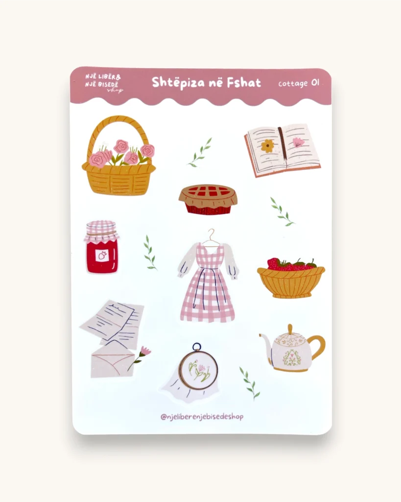 Sticker Sheet - Shtëpiza në Fshat